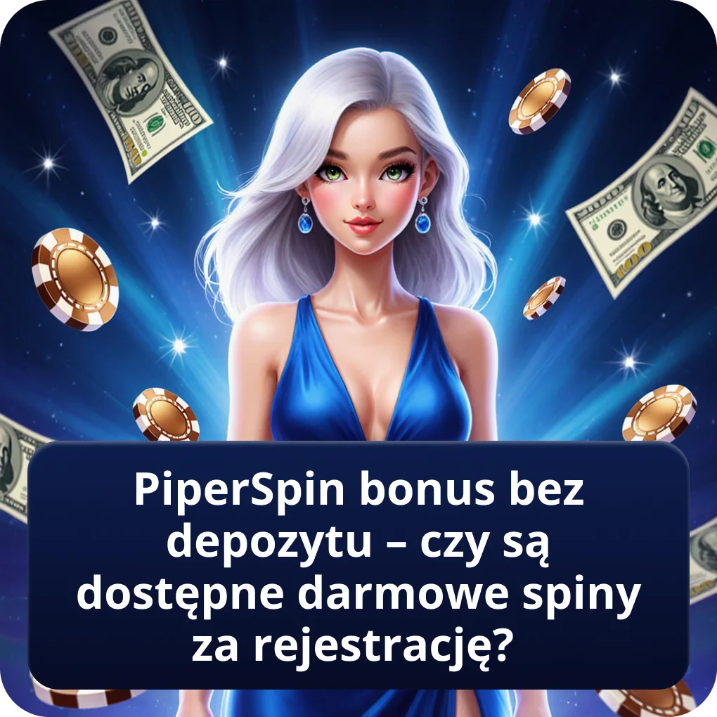 PiperSpin bonus bez depozytu – czy są dostępne darmowe spiny za rejestrację?
