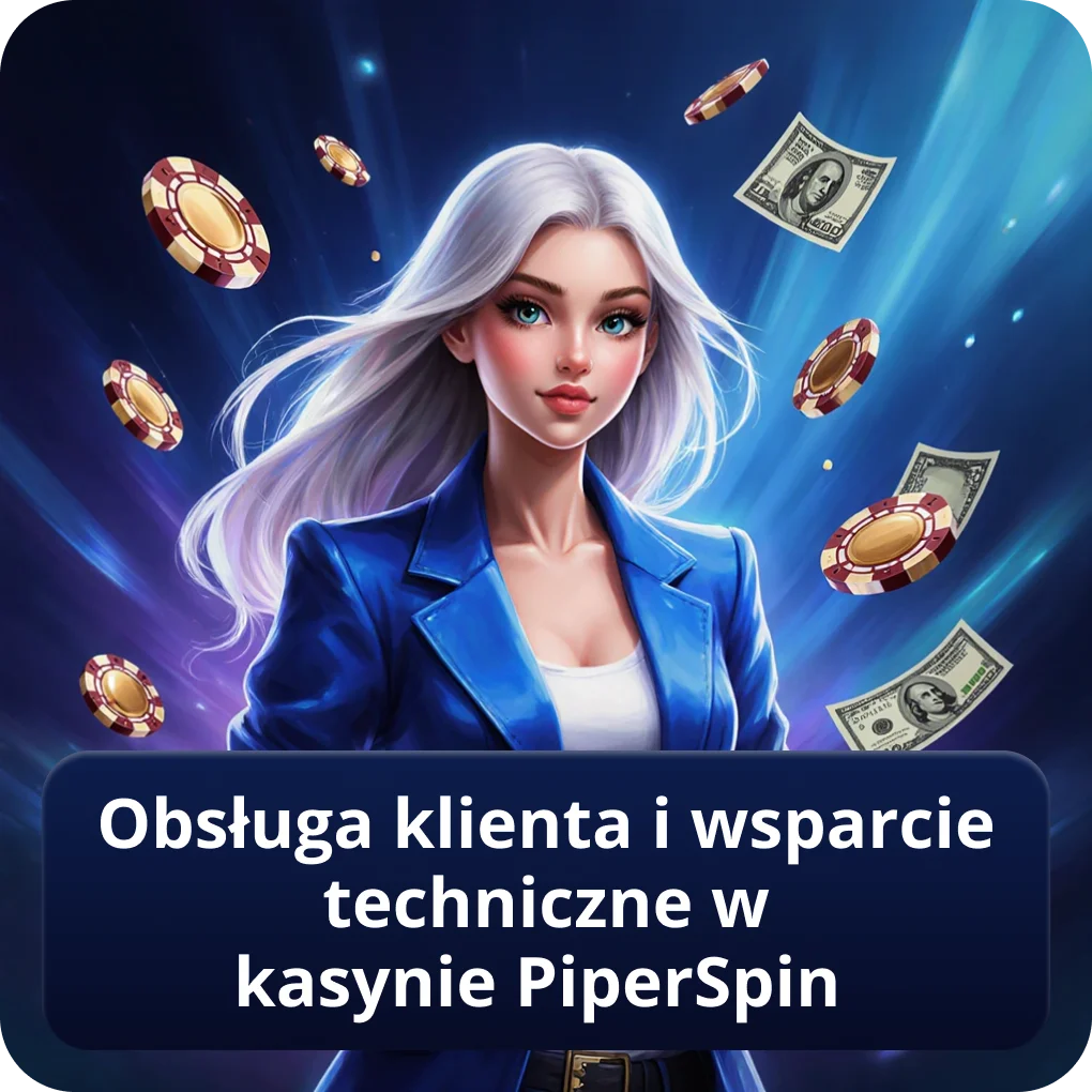 Obsługa klienta i wsparcie techniczne w kasynie PiperSpin